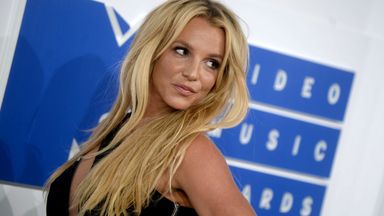 Britney Spears pictured at the 2016 MTV Video Music Awards in New York. Pic: Dennis Van Tine/STAR MAX/IPx/AP    